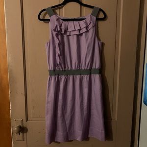 Purple & Grey Dress from Loft